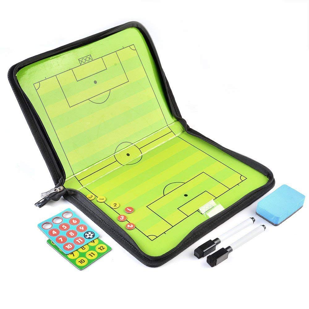 Magnetic board with clasp